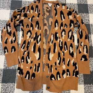 Leopard cardigan